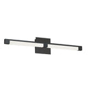 Dainolite 22W Vanity Matte Black with Frosted Acrylic Diffuser SOH-28W-MB