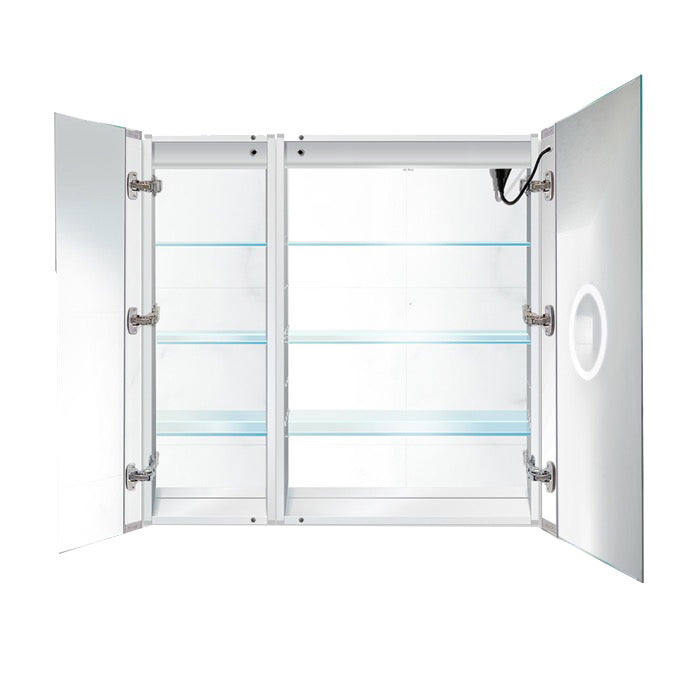 Krugg Svange 36" X 36" LED Bi-View Medicine Cabinet with Dimmer and Defogger SVANGE3636R