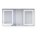 Krugg Svange 66" X 36" LED Medicine Cabinet with Dimmer and Defogger SVANGE6636DLRR