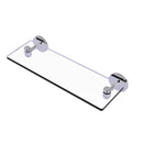 Allied Brass Tango Collection 16 Inch Glass Vanity Shelf with Beveled Edges TA-1-16-PC