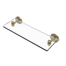 Allied Brass Tango Collection 16 Inch Glass Vanity Shelf with Beveled Edges TA-1-16-SBR