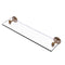 Allied Brass Tango Collection 22 Inch Glass Vanity Shelf with Beveled Edges TA-1-22-BBR