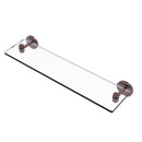 Allied Brass Tango Collection 22 Inch Glass Vanity Shelf with Beveled Edges TA-1-22-CA