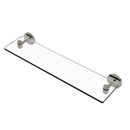 Allied Brass Tango Collection 22 Inch Glass Vanity Shelf with Beveled Edges TA-1-22-PNI