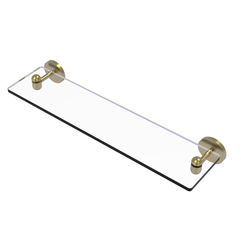Allied Brass Tango Collection 22 Inch Glass Vanity Shelf with Beveled Edges TA-1-22-SBR