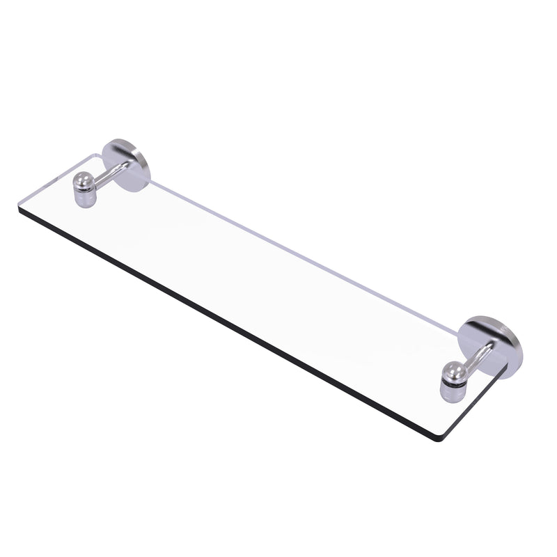 Allied Brass Tango Collection 22 Inch Glass Vanity Shelf with Beveled Edges TA-1-22-SCH