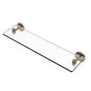 Allied Brass Tango Collection 22 Inch Glass Vanity Shelf with Beveled Edges TA-1-22-UNL