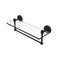 Allied Brass Tango Collection 16 Inch Glass Vanity Shelf with Integrated Towel Bar TA-1TB-16-ORB