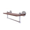 Allied Brass Tango Collection 16 Inch Solid IPE Ironwood Shelf with Integrated Towel Bar TA-1TB-16-IRW-PC