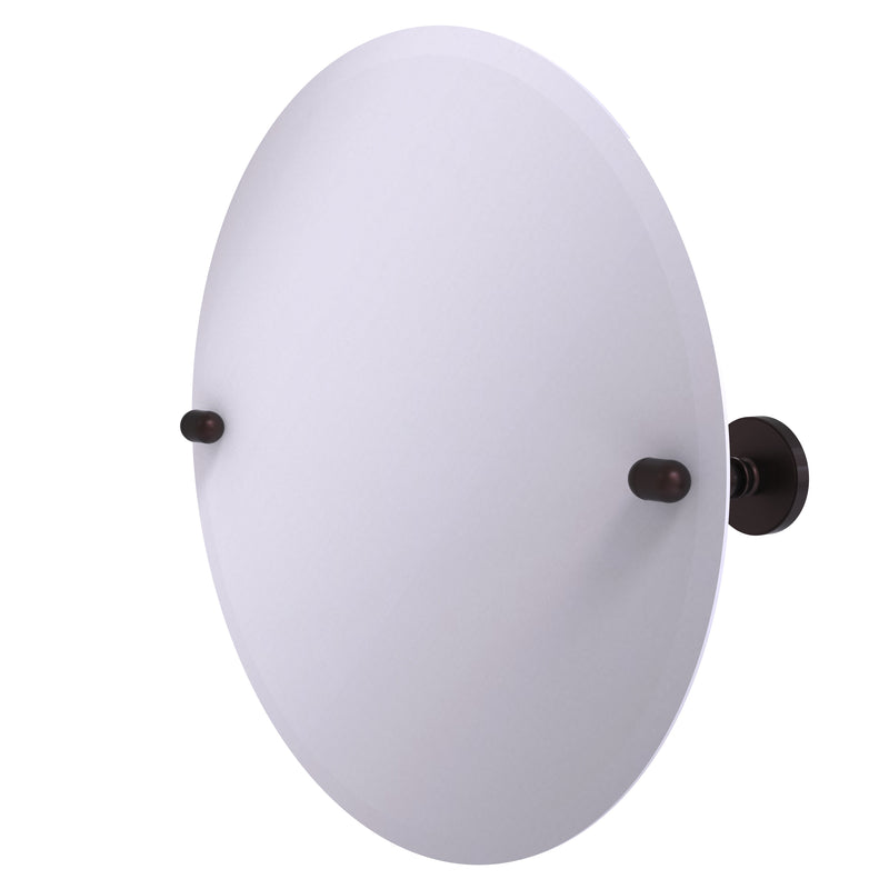 Allied Brass Frameless Round Tilt Mirror with Beveled Edge TA-90-ABZ