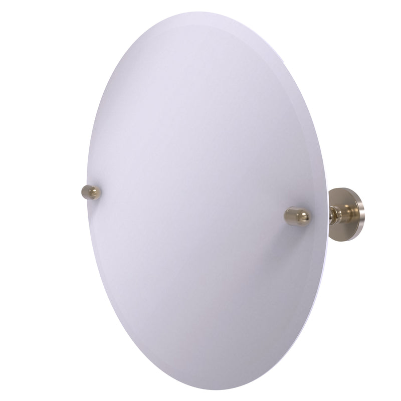 Allied Brass Frameless Round Tilt Mirror with Beveled Edge TA-90-PEW