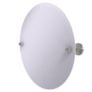 Allied Brass Frameless Round Tilt Mirror with Beveled Edge TA-90-SN