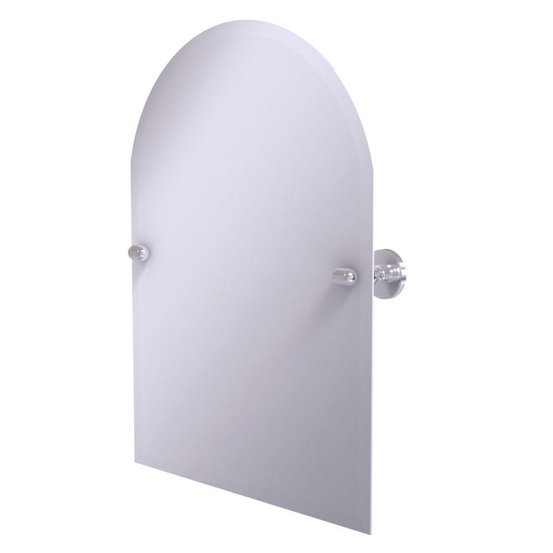 Allied Brass Frameless Arched Top Tilt Mirror with Beveled Edge TA-94-SCH