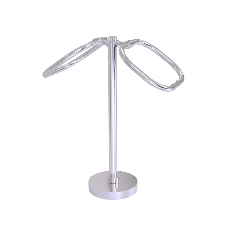 Allied Brass Two Ring Oval Guest Towel Holder TB-20-SCH