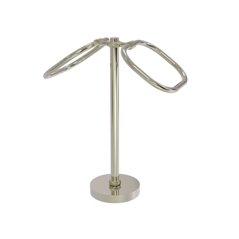 Allied Brass Two Ring Oval Guest Towel Holder TB-20T-PNI