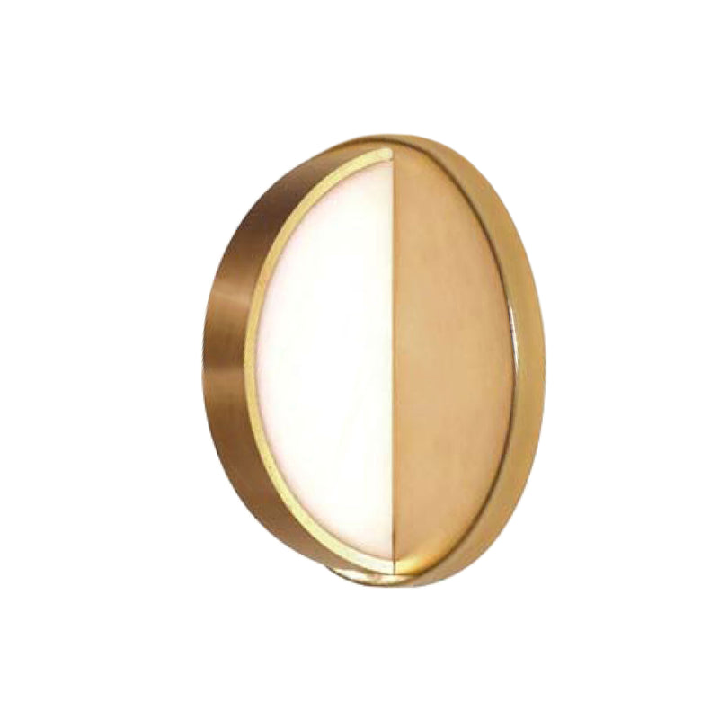 Dainolite 5W Wall Sconce Aged Brass with White Acrylic Diffuser TOP-55LEDW-AGB