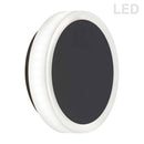 Dainolite 12W Wall Sconce Matte Black with Frosted Acrylic Diffuser TOP-612LEDW-MB