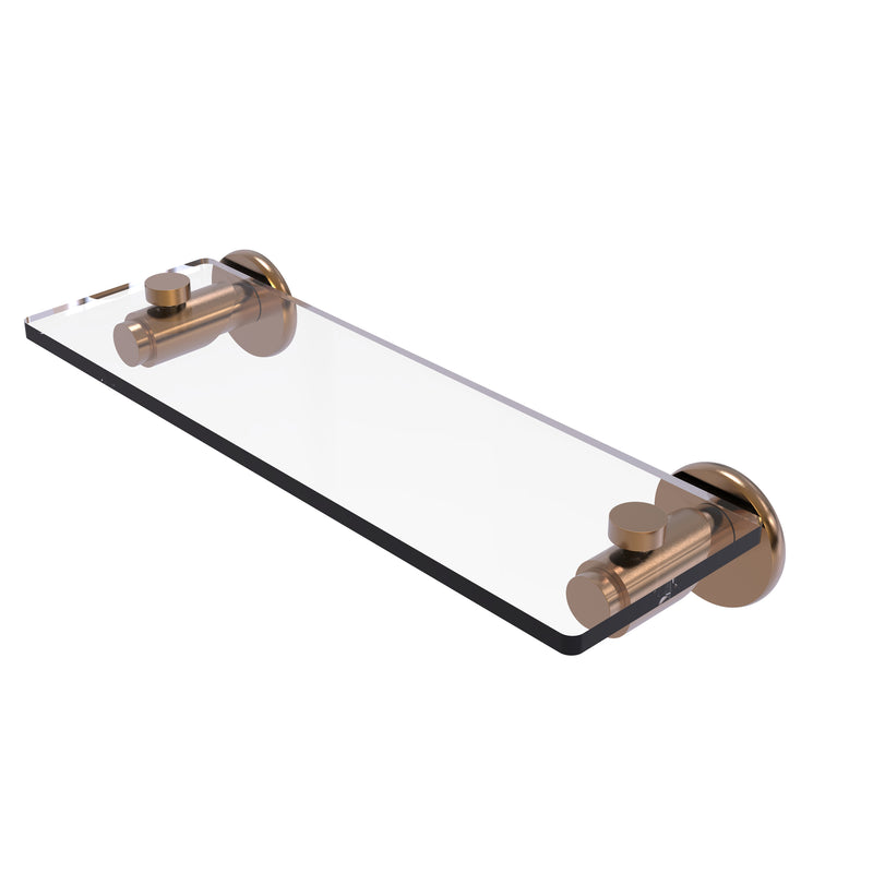 Allied Brass Tribecca Collection 16 Inch Glass Vanity Shelf with Beveled Edges TR-1-16-BBR