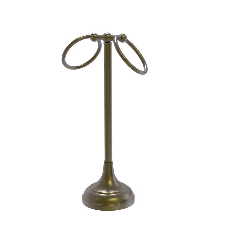 Allied Brass Vanity Top 2 Ring Guest Towel Holder TR-12-ABR