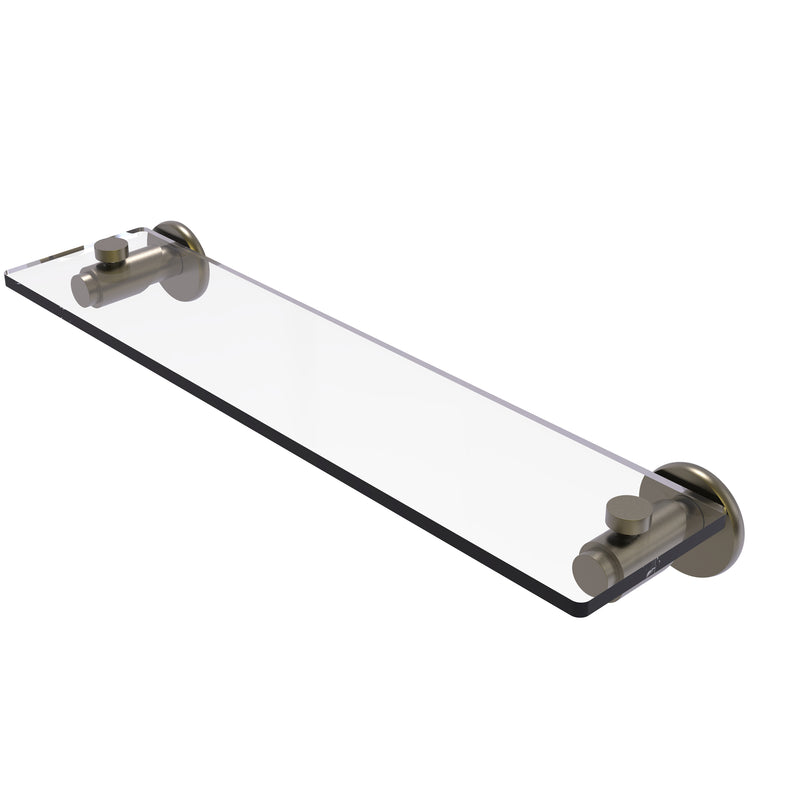 Allied Brass Tribecca Collection 22 Inch Glass Vanity Shelf with Beveled Edges TR-1-22-ABR