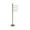 Allied Brass Floor Standing 49 Inch 4 Pivoting Swing Arm Towel Holder TR-84-ABR