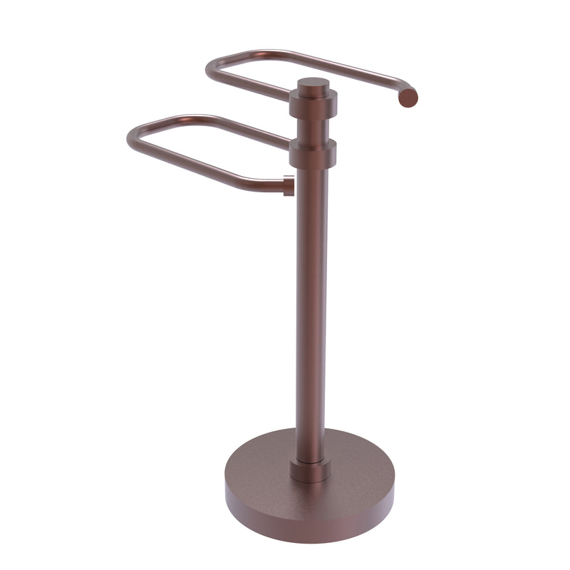 Allied Brass Free Standing Two Arm Guest Towel Holder TS-15-CA