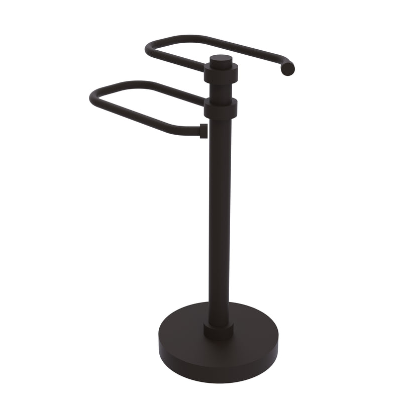 Allied Brass Free Standing Two Arm Guest Towel Holder TS-15-ORB