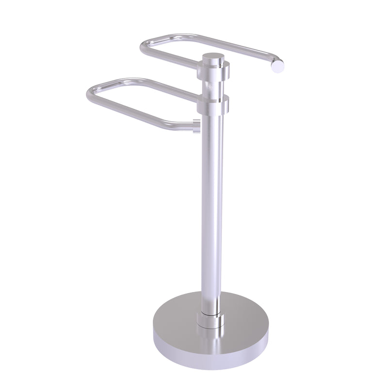 Allied Brass Free Standing Two Arm Guest Towel Holder TS-15-SCH