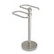 Allied Brass Free Standing Two Arm Guest Towel Holder TS-15-SN