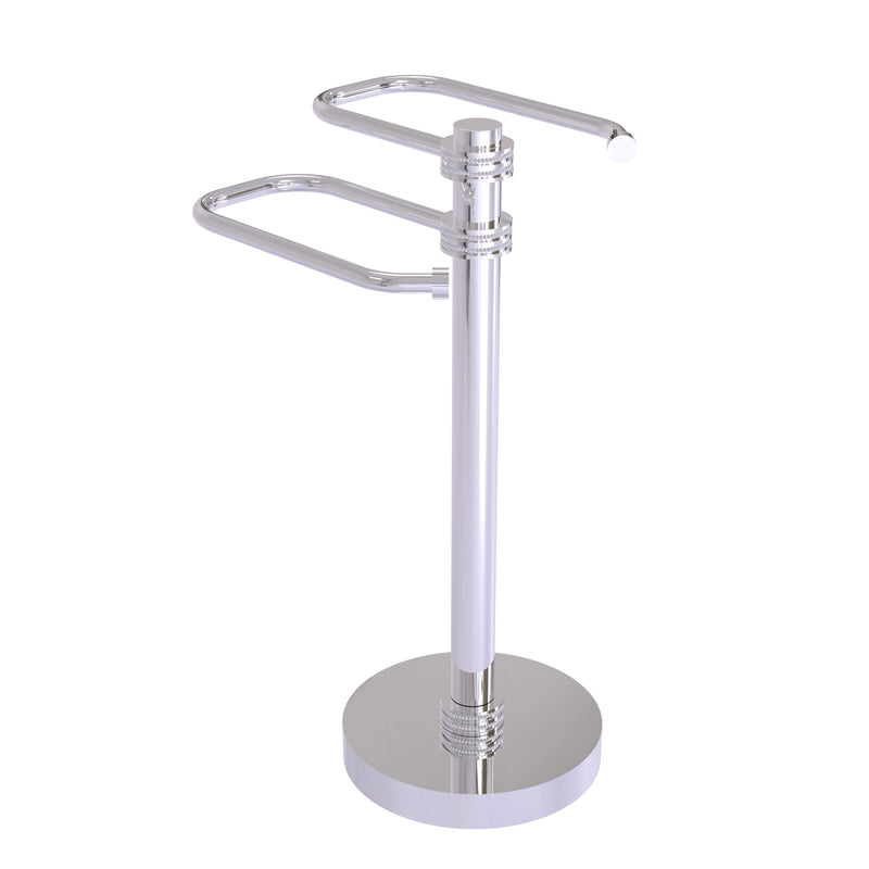 Allied Brass Free Standing Two Arm Guest Towel Holder TS-15D-PC
