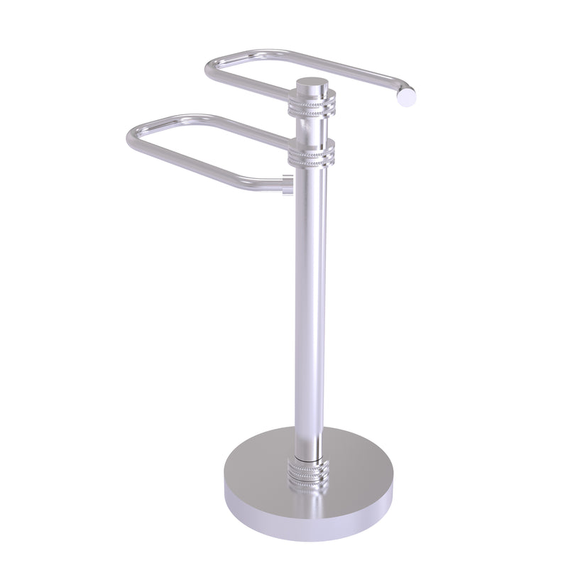 Allied Brass Free Standing Two Arm Guest Towel Holder TS-15D-SCH