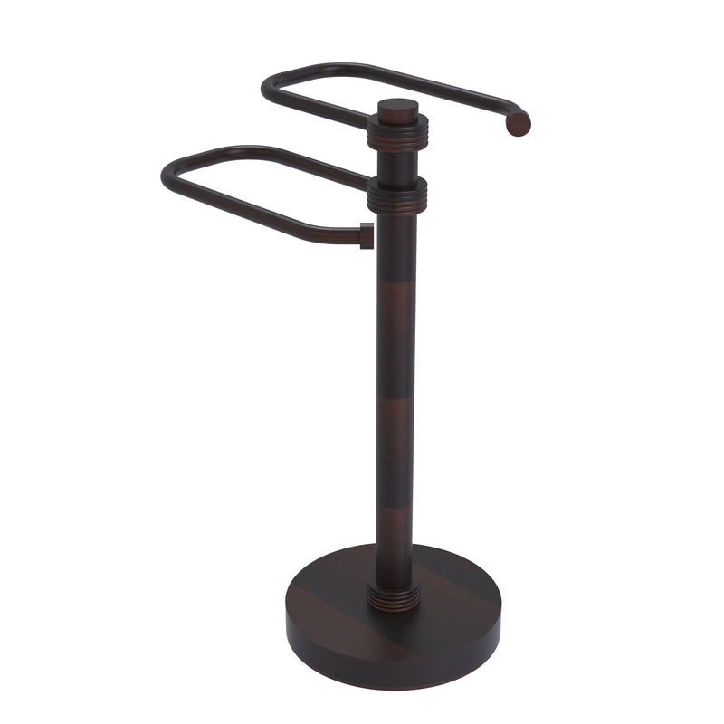 Allied Brass Free Standing Two Arm Guest Towel Holder TS-15G-VB