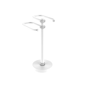 Allied Brass Free Standing Two Arm Guest Towel Holder TS-15T-WHM