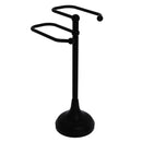 Allied Brass Free Standing Two Arm Guest Towel Holder TS-16-BKM