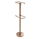 Allied Brass Free Standing Two Roll Toilet Tissue Stand TS-26-BBR