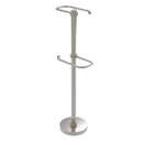 Allied Brass Free Standing Two Roll Toilet Tissue Stand TS-26D-SN