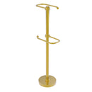 Allied Brass Free Standing Two Roll Toilet Tissue Stand TS-26G-PB