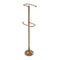 Allied Brass Free Standing Two Roll Toilet Tissue Stand TS-29-BBR