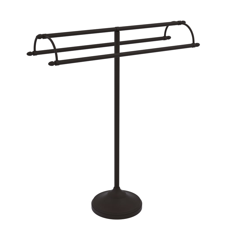Allied Brass Free Standing Double Arm Towel Holder TS-30-ORB