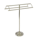 Allied Brass Free Standing Double Arm Towel Holder TS-30-PNI