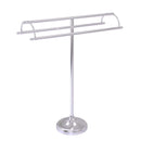 Allied Brass Free Standing Double Arm Towel Holder TS-30-SCH