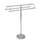 Allied Brass Free Standing Double Arm Towel Holder TS-30-SN