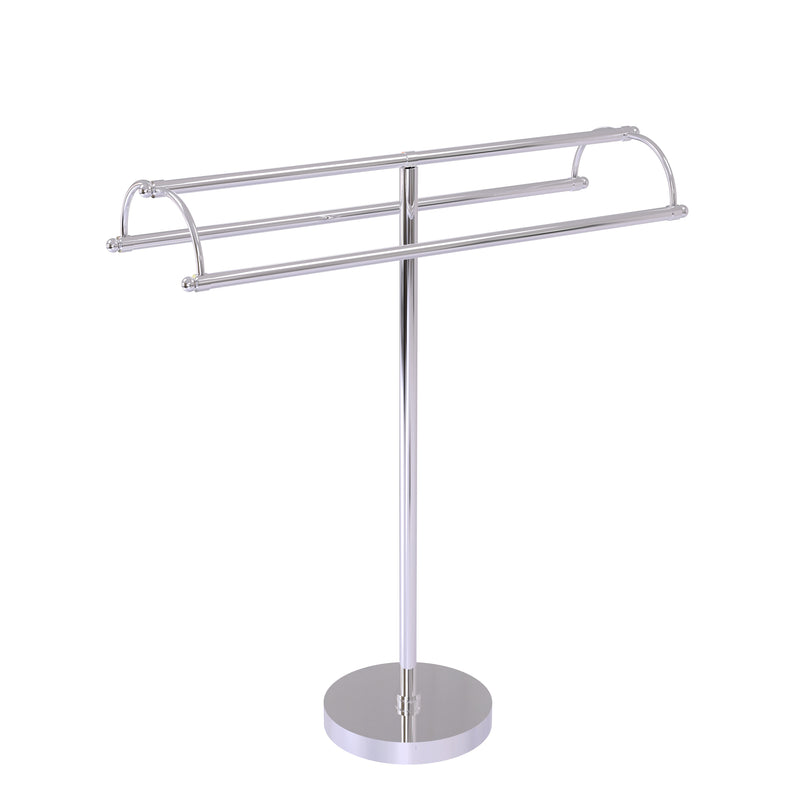 Allied Brass Free Standing Double Arm Towel Holder TS-31-PC