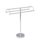 Allied Brass Free Standing Double Arm Towel Holder TS-31-SCH