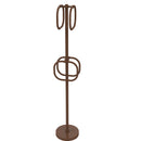Allied Brass Towel Stand with 4 Integrated Towel Rings TS-40-ABZ