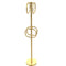 Allied Brass Towel Stand with 4 Integrated Towel Rings TS-40-PB