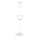 Allied Brass Towel Stand with 4 Integrated Towel Rings TS-40-WHM
