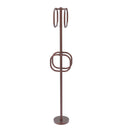Allied Brass Towel Stand with 4 Integrated Towel Rings TS-40G-CA