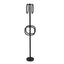 Allied Brass Towel Stand with 4 Integrated Towel Rings TS-40G-ORB
