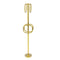 Allied Brass Towel Stand with 4 Integrated Towel Rings TS-40G-PB